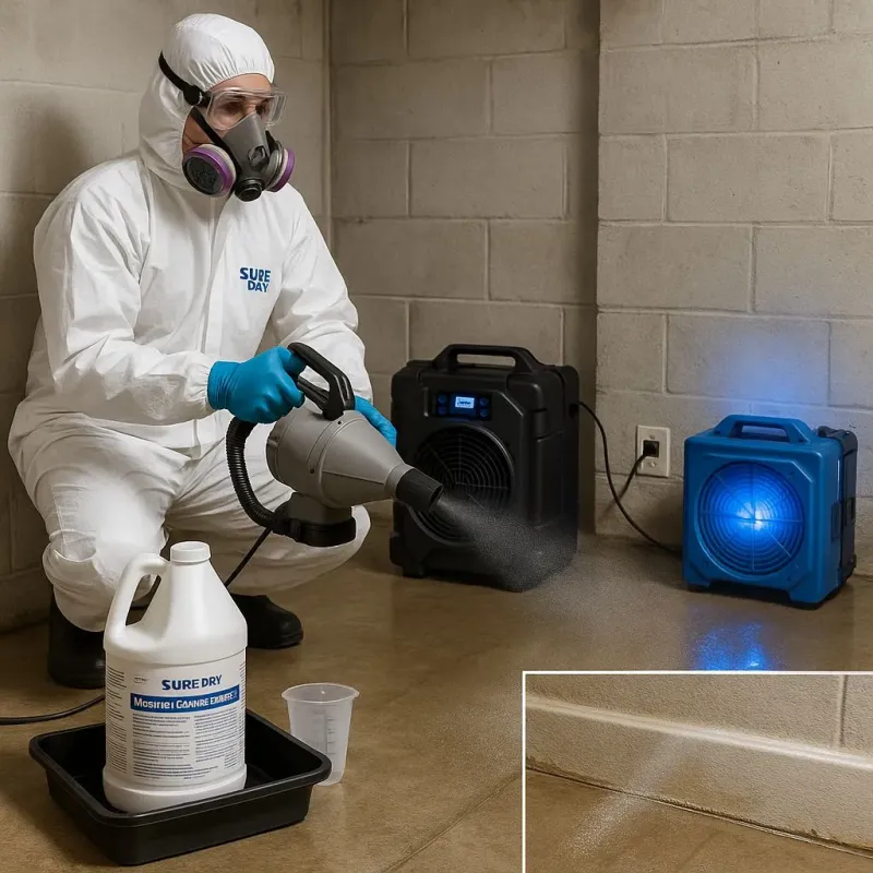 Sanitization and Odor Removal process in Springville, NY